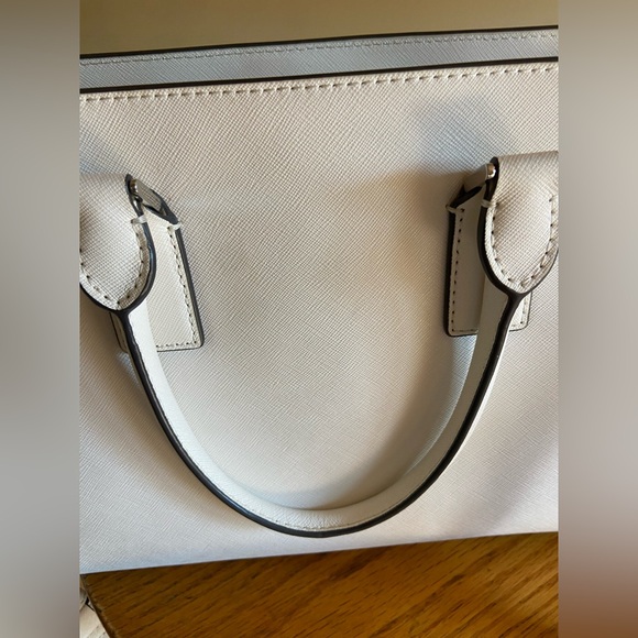 Kate Spade New York Elegant White Cameron Satchel – Ivory Saffiano Leather - Picture 6 of 10